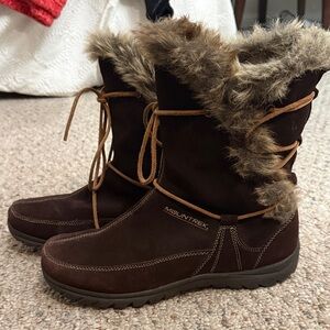 Mountrek Women's Dark Brown Winter Boots